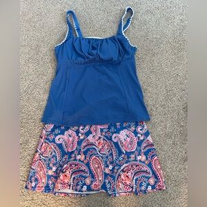 New Blue Tank and Paisley Tankini